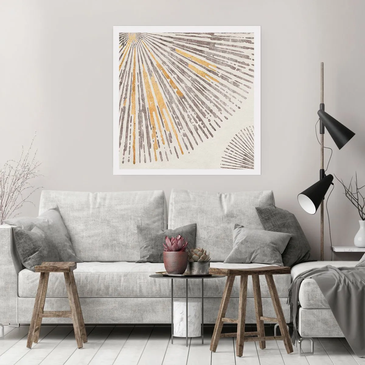 Pôster - A beleza do raio - 50x50 cm