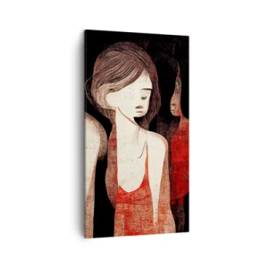 Quadro em tela - Madonas das trevas - 45x80 cm
