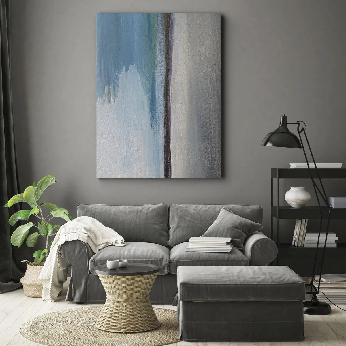 Quadro em tela - Paisagem horizontal - 45x80 cm