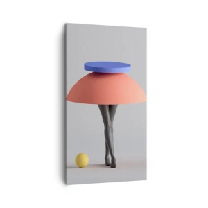 Quadro em tela - Composição surrealista - 45x80 cm