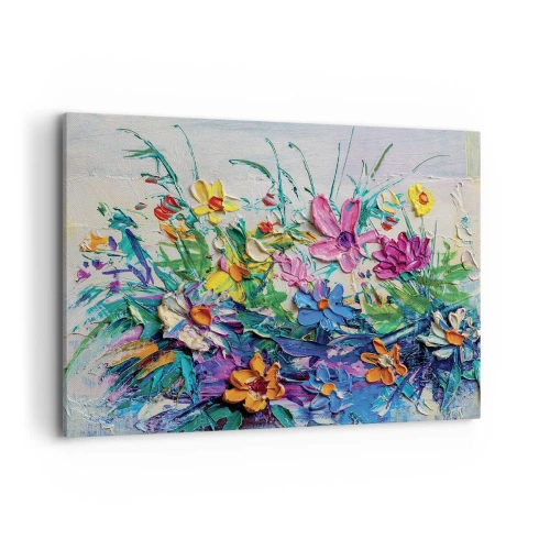 Quadro em tela - Não é de todo natureza morta - 100x70 cm