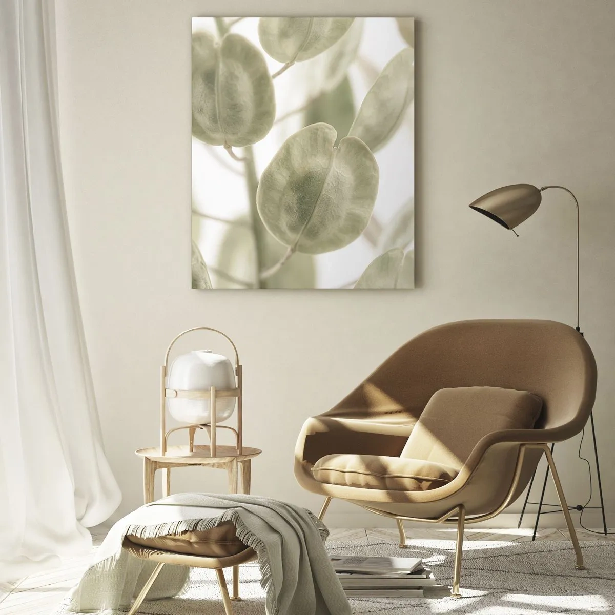 Quadro em vidro - No começo eram folhas... - 80x120 cm