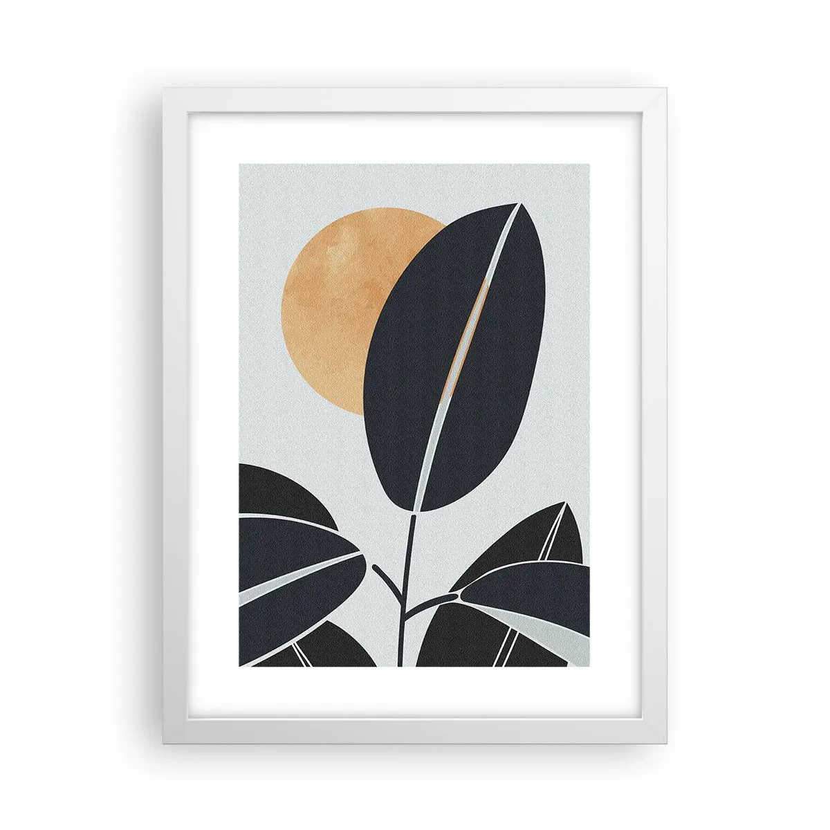 Pôster em moldura branca - Um dia quente de verão - 30x40 cm