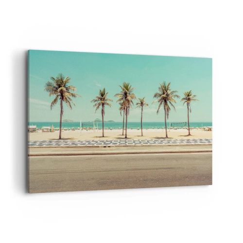 Quadro em tela - Em guarda da praia - 120x80 cm