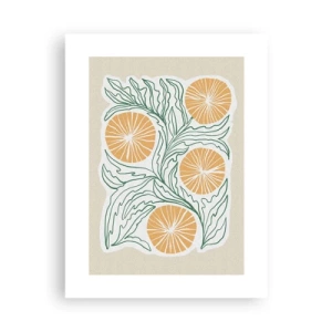 Pôster - Étnico com um toque de abstração - 30x40 cm