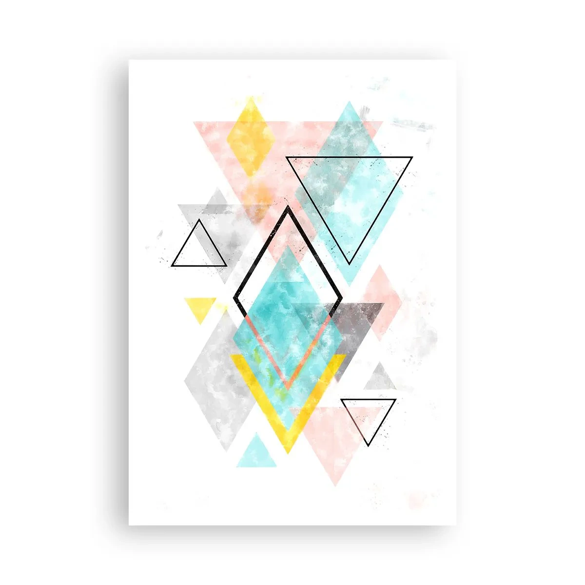 Pôster - Jogo geométrico - 70x100 cm
