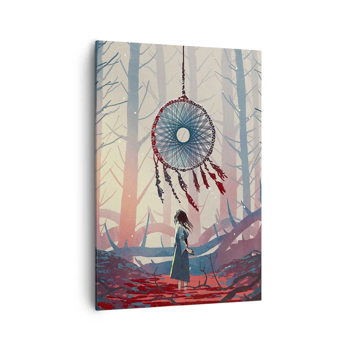 Quadro em tela - O ritual secreto da felicidade - 70x100 cm