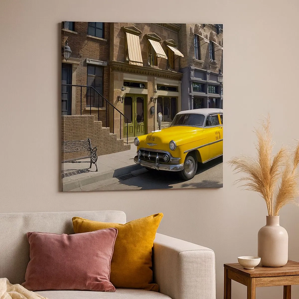 Quadro em tela - Era uma vez na América - 30x30 cm