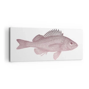 Quadro em tela - Peixe de olhos grandes - 100x40 cm