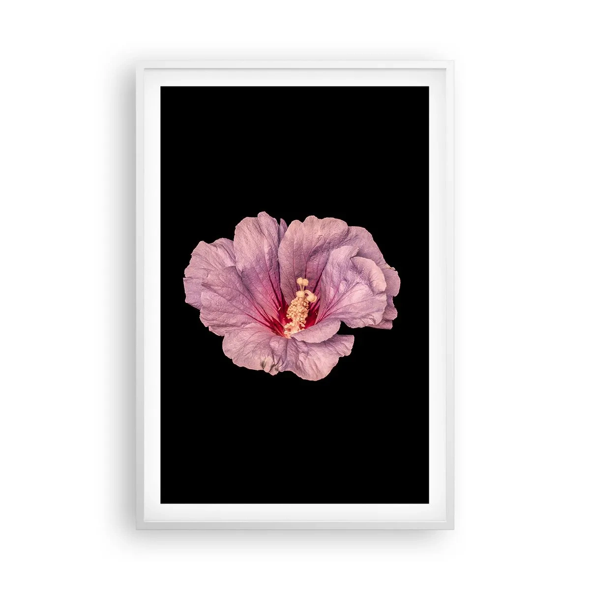 Pôster em moldura branca - Direto para o coração - 61x91 cm