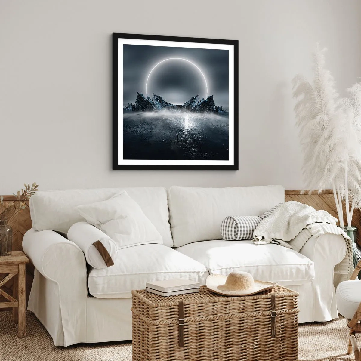 Pôster com moldura preta - O fim da história - 60x60 cm