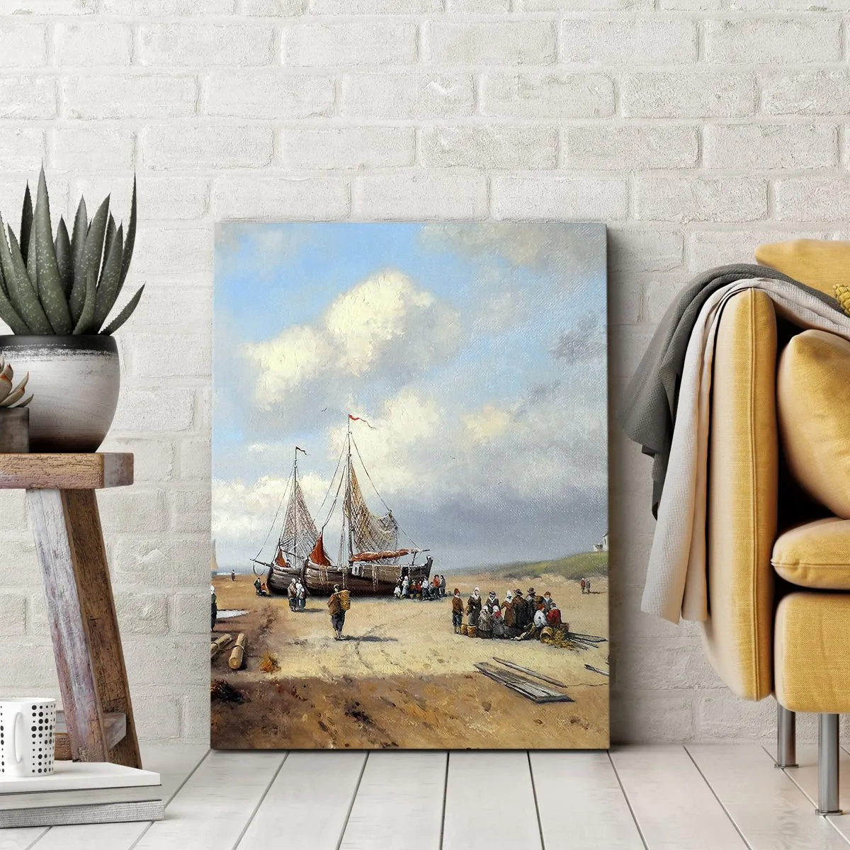 Quadro em tela - Pós-caça bem-sucedida - 50x70 cm