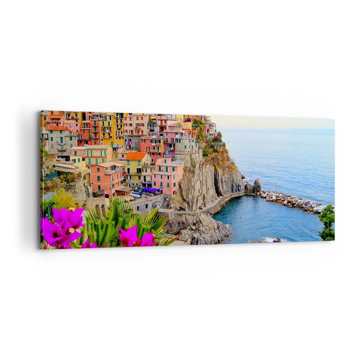 Quadro em tela - A cidade que sorri - 100x40 cm
