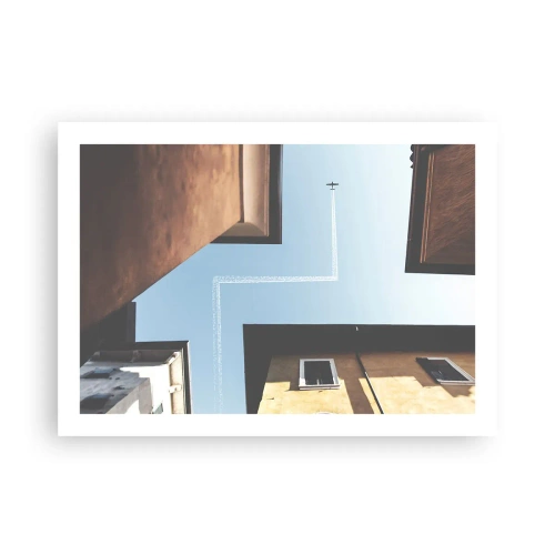 Pôster - Acima do labirinto da cidade - 70x50 cm