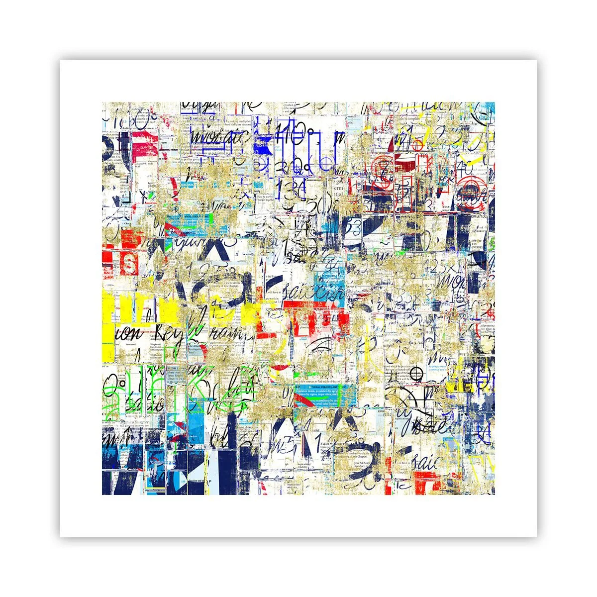 Pôster - Simplesmente agradável aos olhos - 40x40 cm