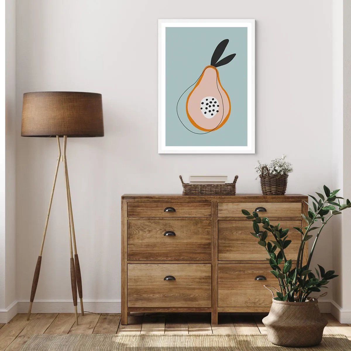 Pôster em moldura branca - Penetrar na natureza das coisas - 50x70 cm