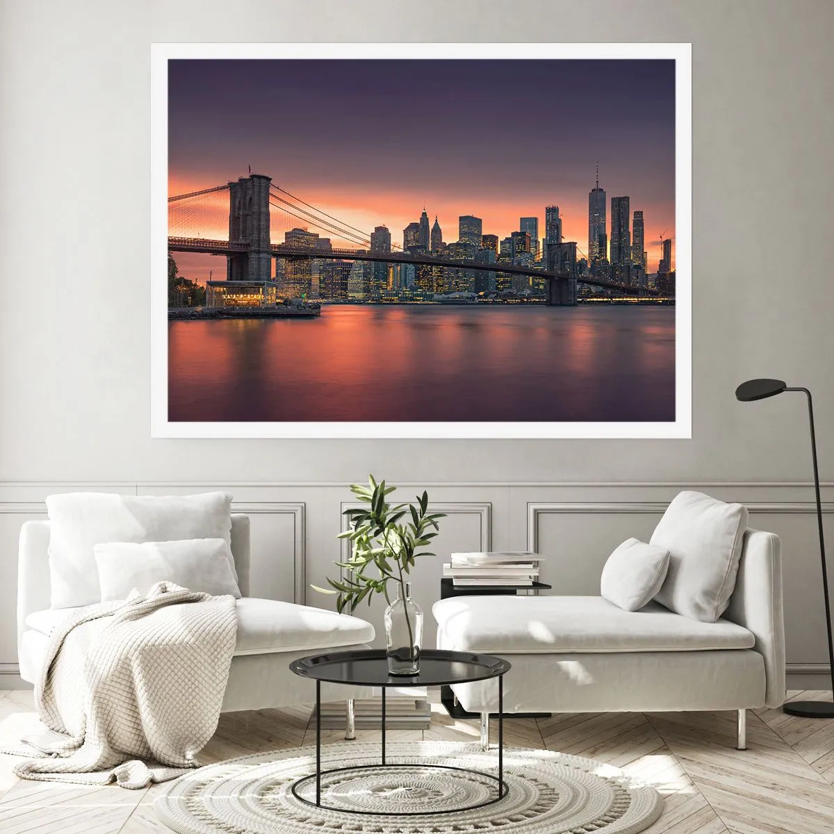 Pôster - Imersa no silêncio lilás - 50x40 cm