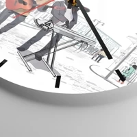 Mostrador com traços