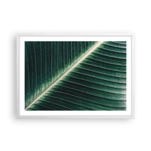 Pôster em moldura branca - O ritmo da natureza - 70x50 cm
