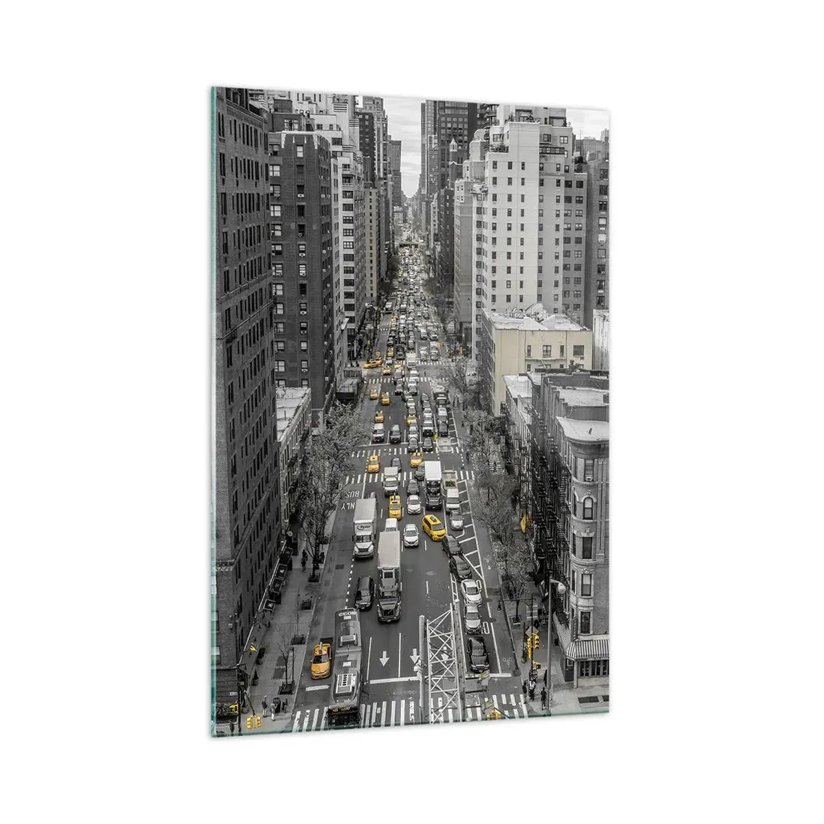 Quadro em vidro - Vida em Nova York - 70x100 cm