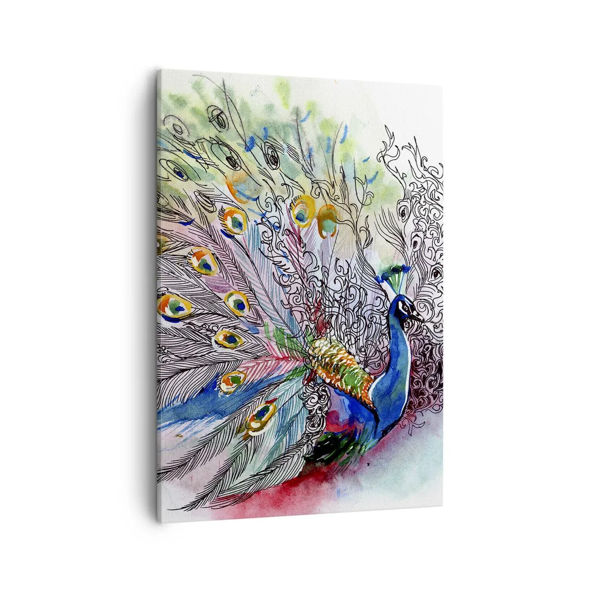 Quadro em tela - Contra o cinza com orgulho - 50x70 cm