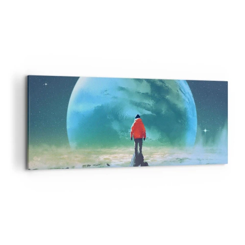 Quadro em tela - Descobridor de uma nova terra - 120x50 cm