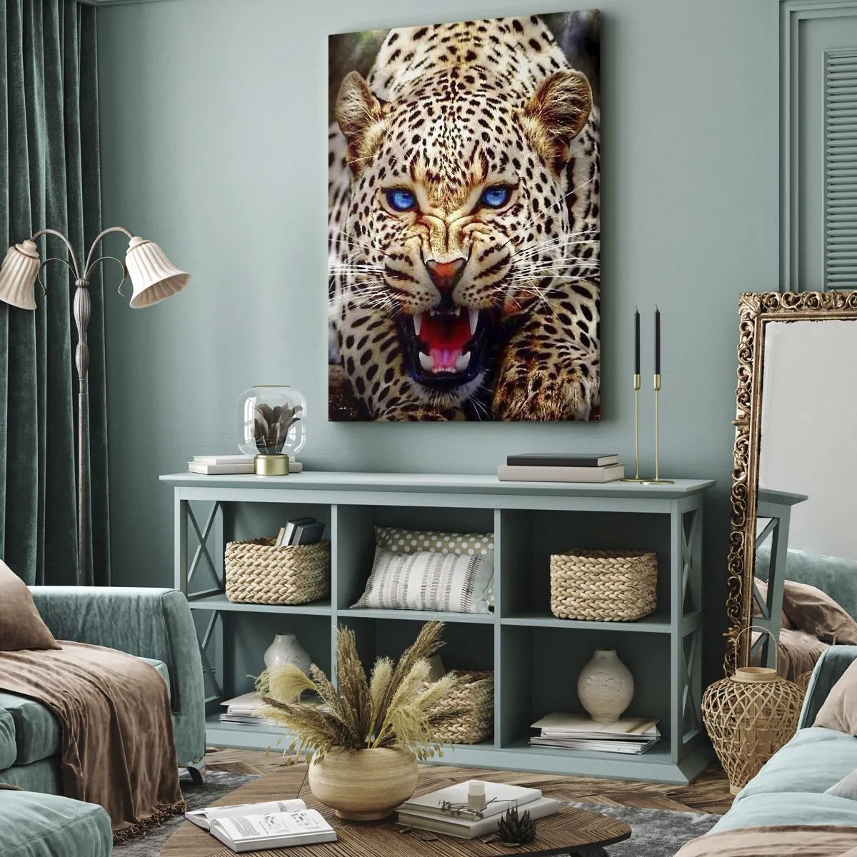 Quadro em tela - A raiva não afeta a beleza - 50x70 cm