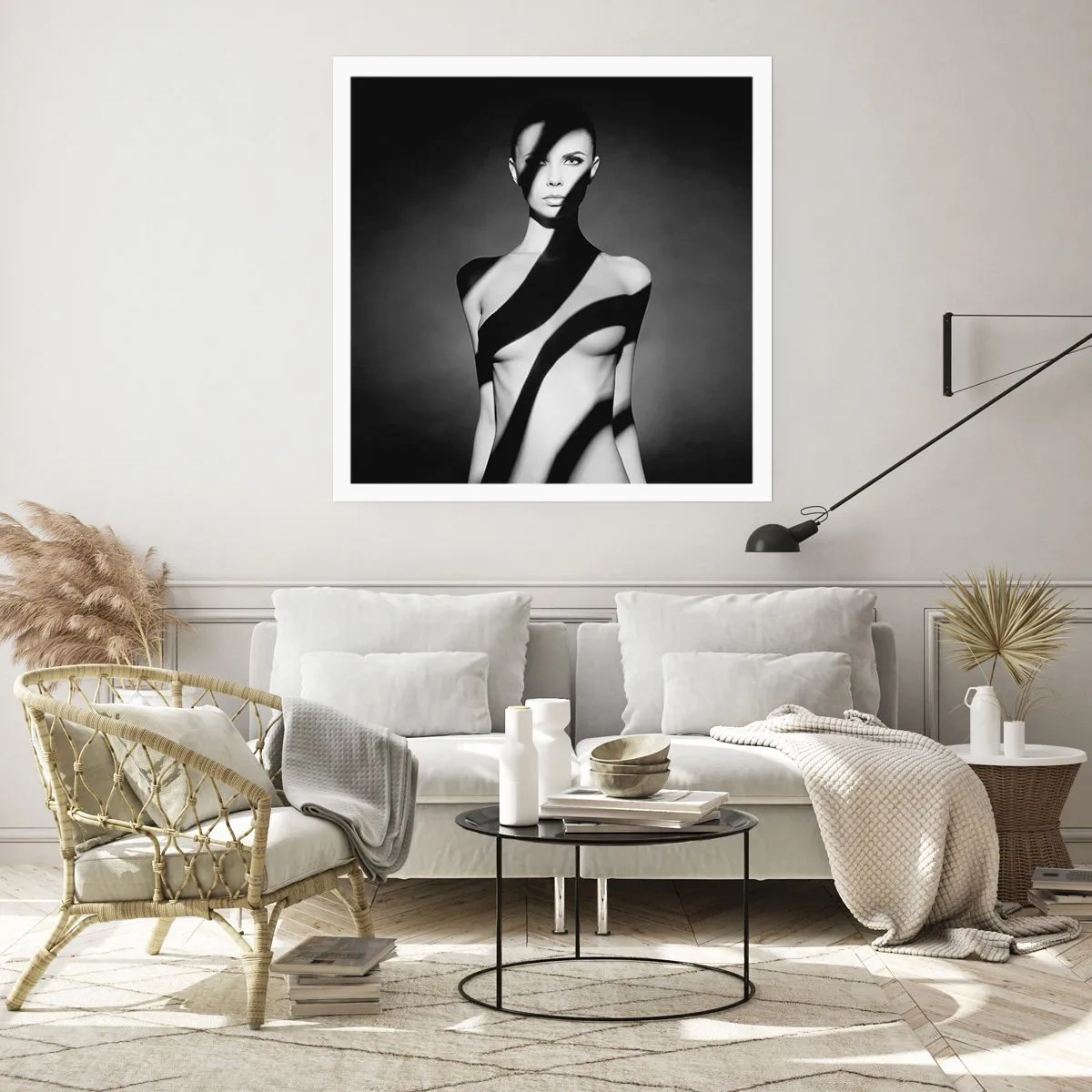 Pôster - No brilho e na sombra - 30x30 cm