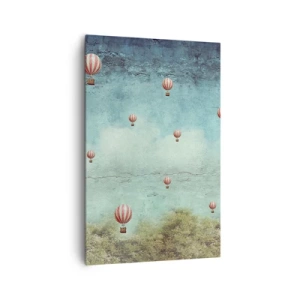 Quadro em tela - Livres da azáfama da vida - 80x120 cm