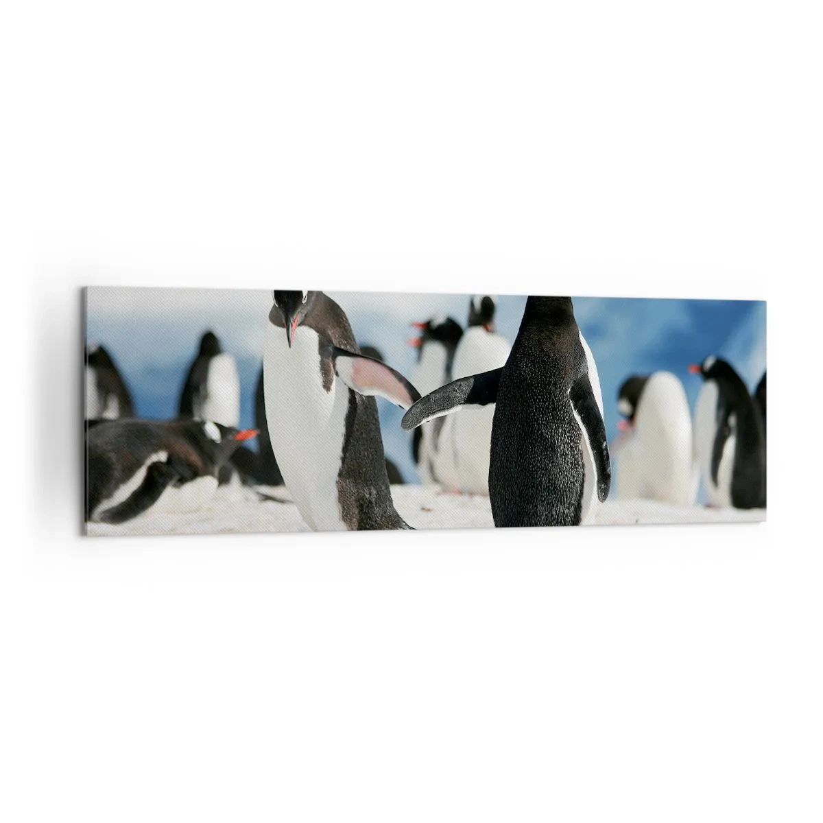 Quadro em tela - Dança na neve - 160x50 cm
