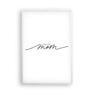 Pôster em moldura branca - Uma grande emoção - 61x91 cm