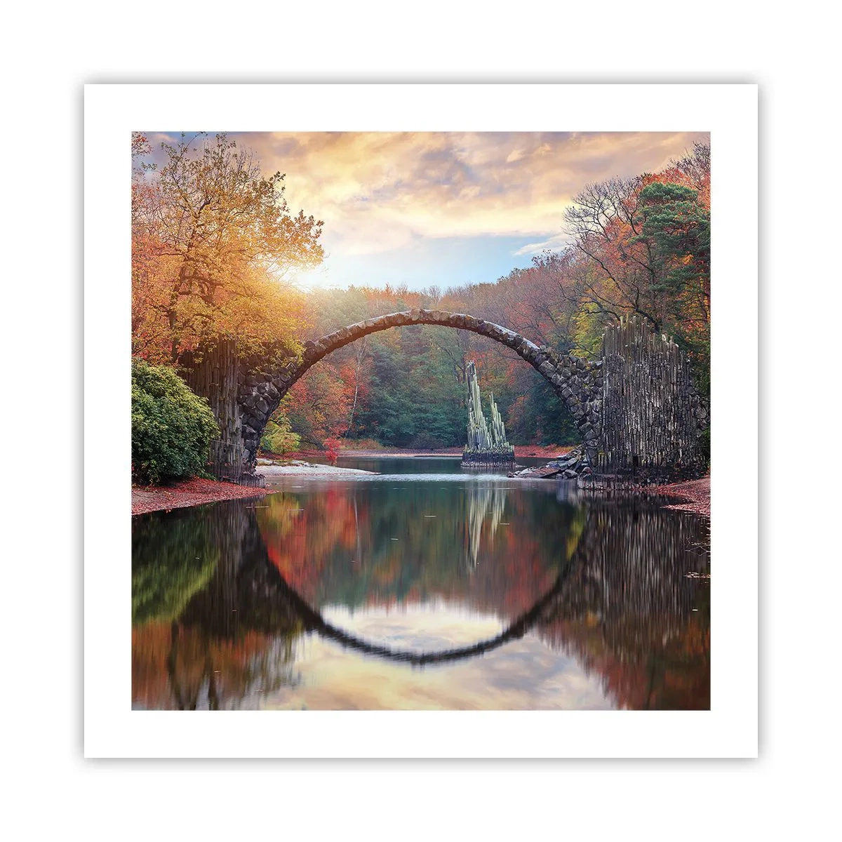 Pôster - Do outro lado do espelho - 50x50 cm