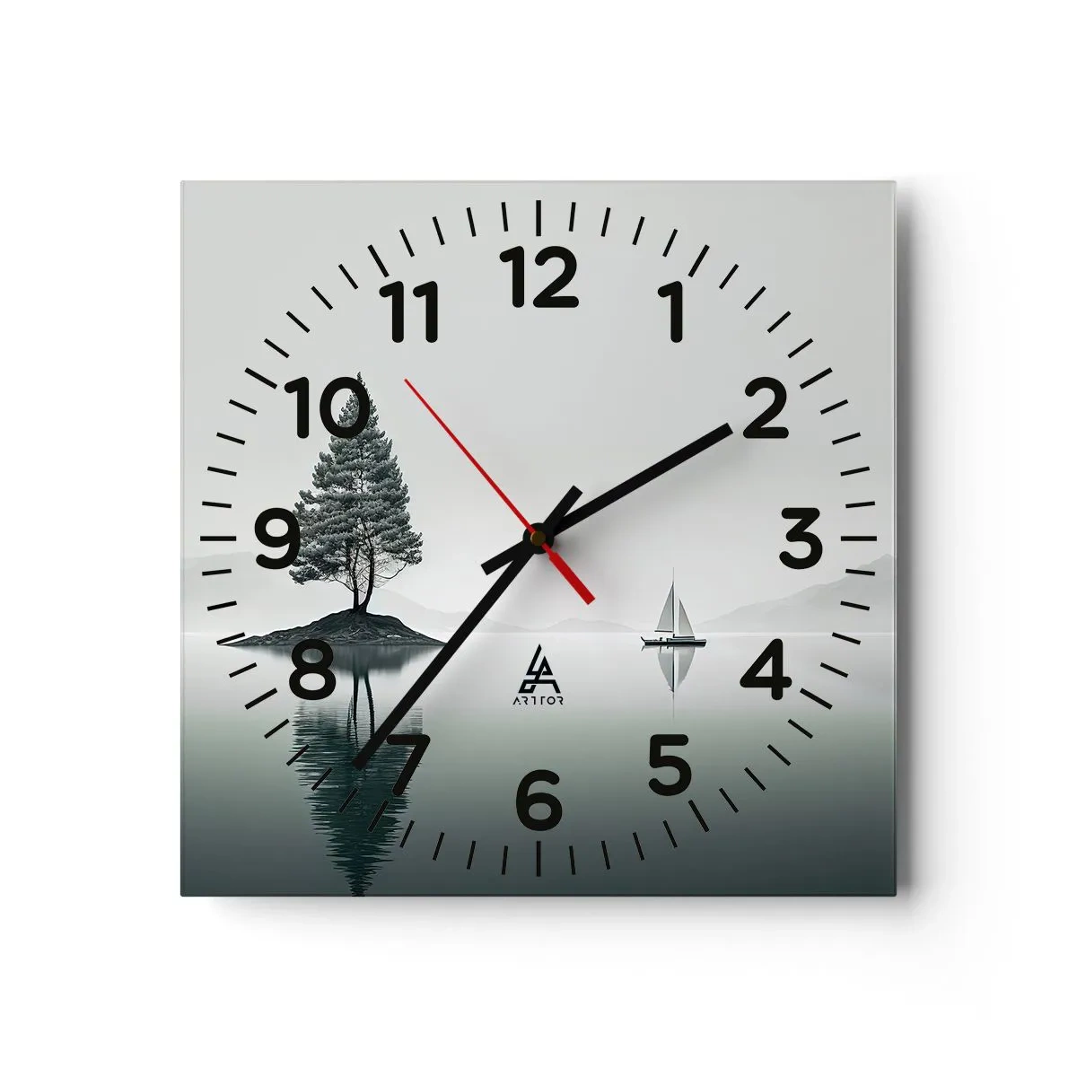 Relógio de parede - Relógio em vidro - Sonho dos sonhos - 30x30 cm