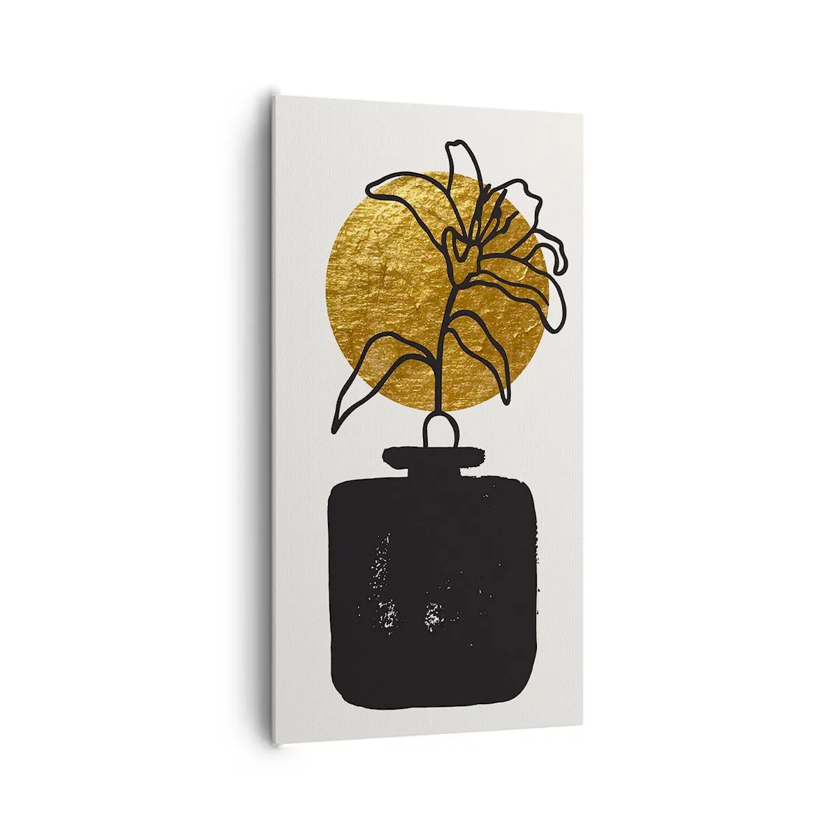 Quadro em tela - A beleza vale seu peso em ouro - 65x120 cm