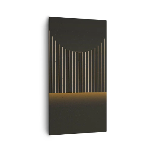 Quadro em tela - Explorar a escuridão - 55x100 cm