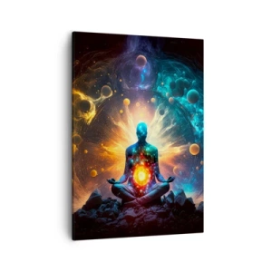 Quadro em tela - Paz cósmica - 50x70 cm