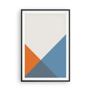Pôster com moldura preta - Em termos de... - 61x91 cm
