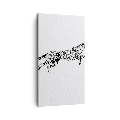 Quadro em tela - O mais rápido da Terra - 45x80 cm