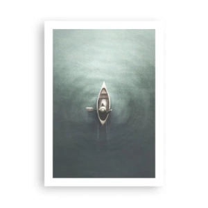 Pôster - Através do lago da lua - 50x70 cm