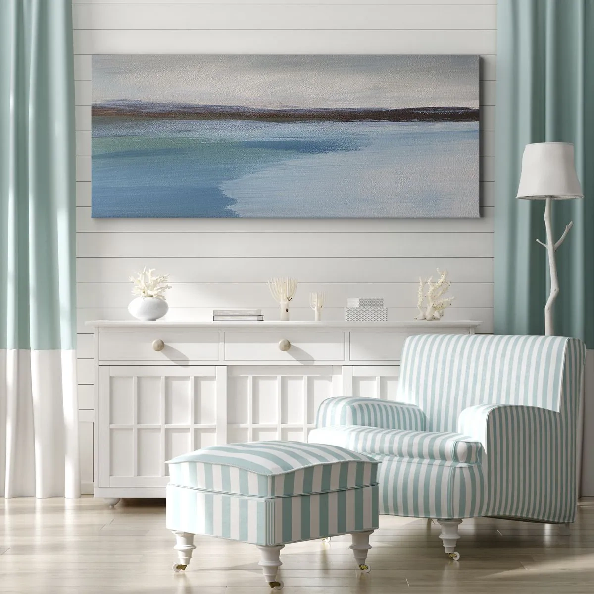 Quadro em tela - Paisagem horizontal - 160x50 cm