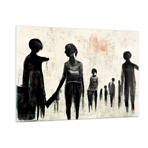 Quadro em vidro - Contra a solidão - 120x80 cm