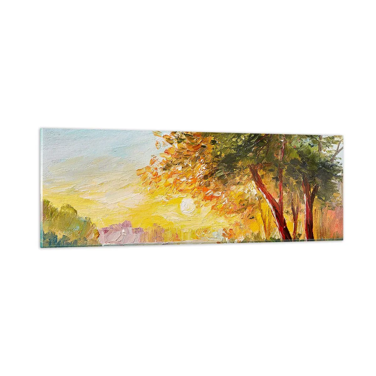 Quadro em vidro - Et in Arcadia ego - 90x30 cm