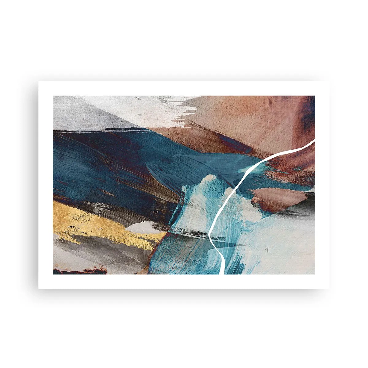 Pôster - Com elegância e energia - 70x50 cm
