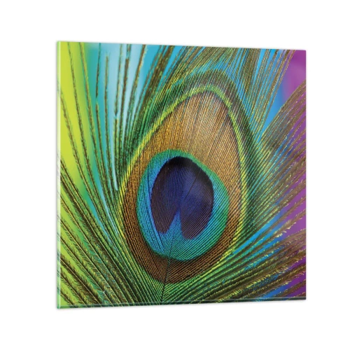 Quadro em vidro - Olho no olho - 70x70 cm