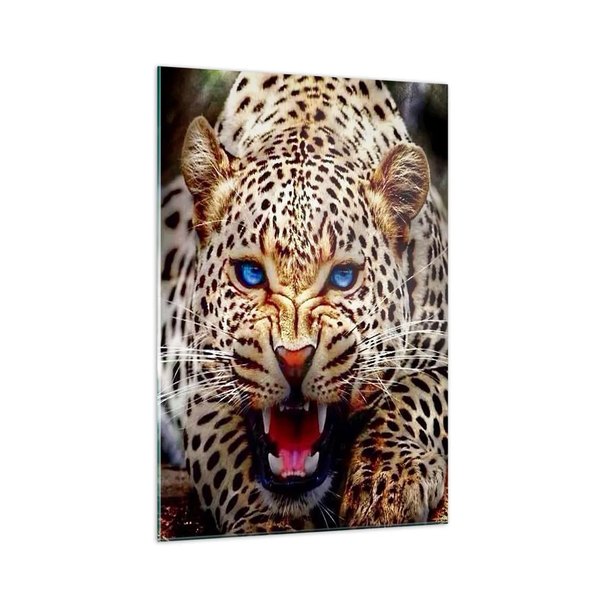 Quadro em vidro - A raiva não afeta a beleza - 70x100 cm