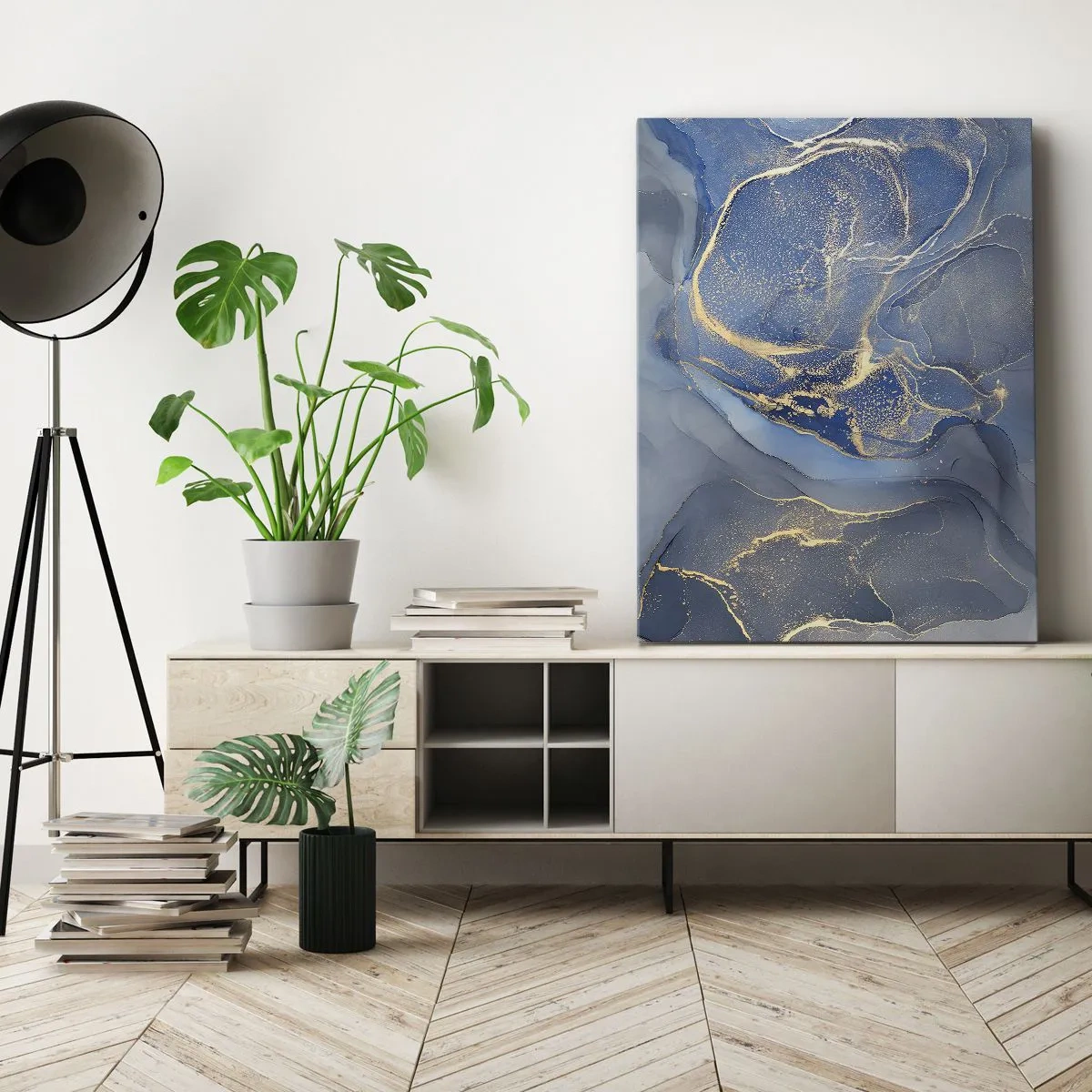 Quadro em tela - Pó dourado - 50x70 cm
