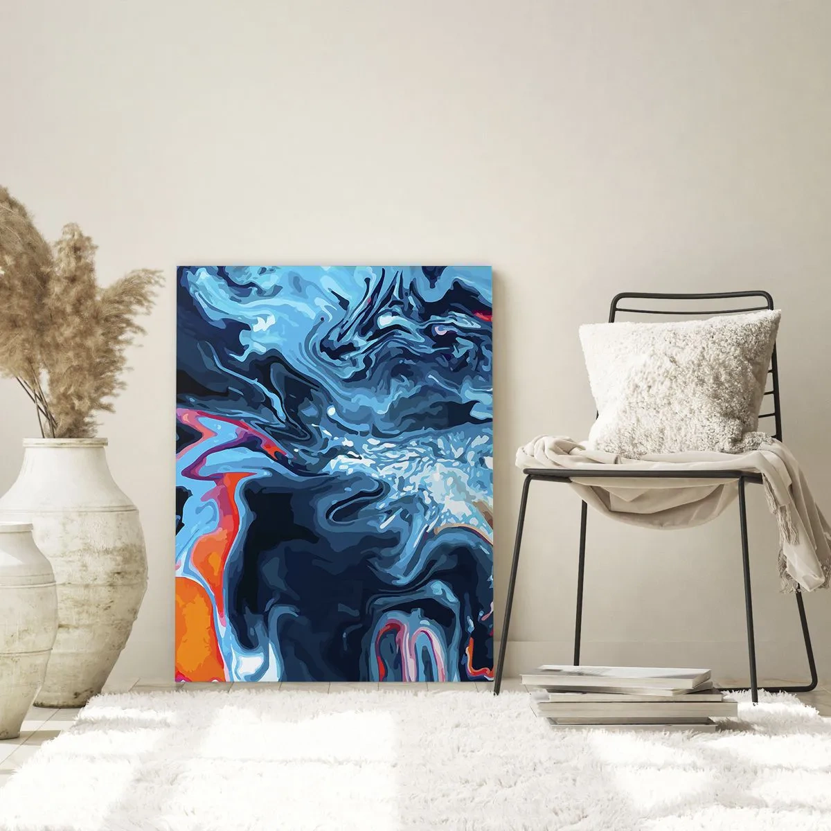 Quadro em vidro - Viagem ao centro do céu - 50x70 cm