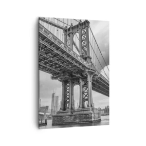 Quadro em tela - Ao coração da cidade - 50x70 cm