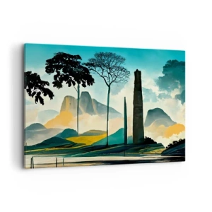 Quadro em tela - Cada vez mais alto - 100x70 cm