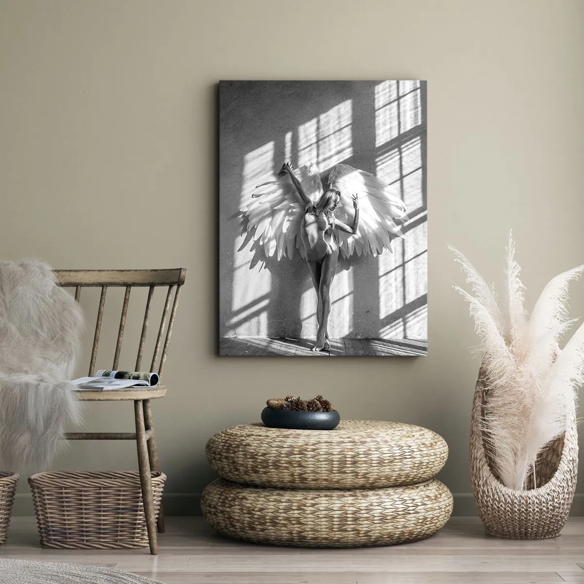 Quadro em tela - Direto do céu - 50x70 cm